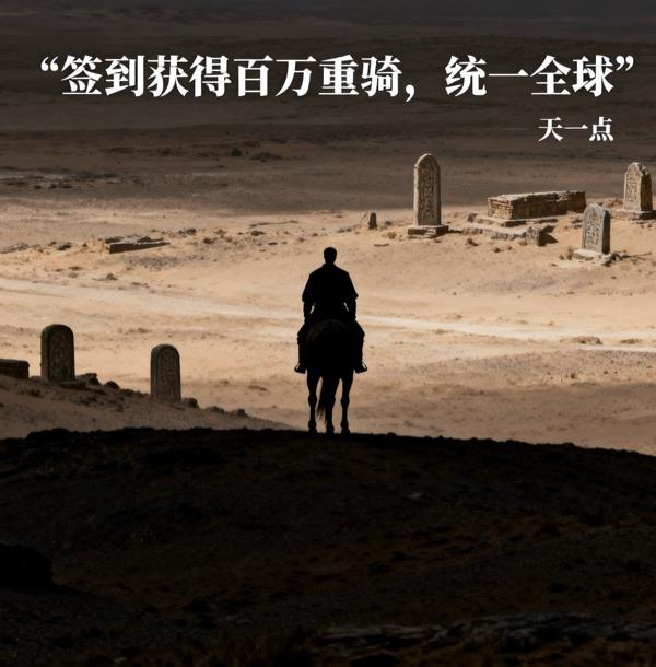 签到获得百万重骑,统一全球