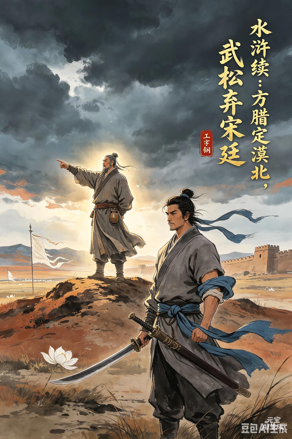 水浒续:方腊定漠北,武松弃宋廷